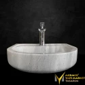 Afyon Cloudy Large Washbasin with Tap Outlet
