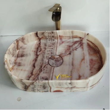 Heart Onyx Special Design Washbasin