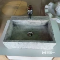 Silver Travertine Deep Square Sink