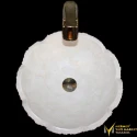 Beige Marble Daisy Design Washbasin