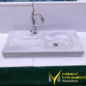 White Marble Guitar Design Sink