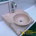 Travertine Block Design Washbasin