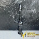 Black Washbasin Mixer-Double Arm Modern