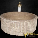 Afyon White Cylinder Washbasin