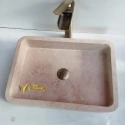 Siver Travertine Deep Rectangular Sink