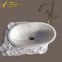 Beige Marble Bowl Washbasin
