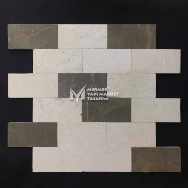 Beige Dual Marble Mosaic - Outlet