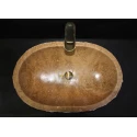 Noche Travertine Vertical Split Face Sink