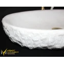 Crystal White Exposed Ellipse Washbasin