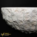 Travertine Natural Split Face Bowl Sink