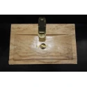 Travertine Faucet Outlet And Water Way Basin