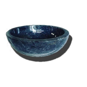 Black Marble Round Washbasin
