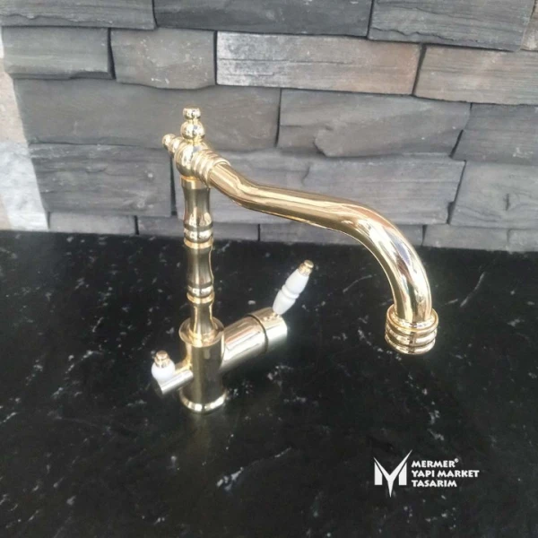 Gold Color Refined Rustic Faucet