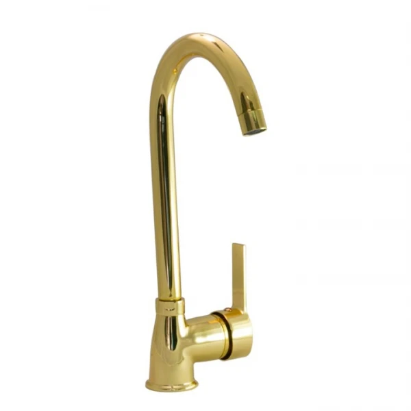 Gold Long Kitchen Faucet