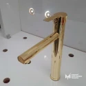 Gold Color Basin Mixer Faucet