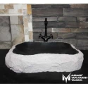 Basalt Rectangle Shapeless Blast Sink