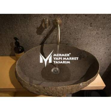 Basalt Natural Design Stone Washbasin