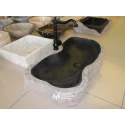 Basalt Square Shapeless Design Sink - With Faucet Outlet