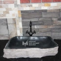 Basalt Rectangular Shapeless Design Washbasin