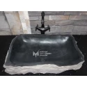 Basalt Rectangular Shapeless Design Washbasin