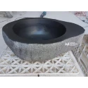 Basalt Black Stump Design Washbasin