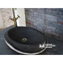 Basalt Black Layer Design Boat Washbasin