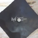 Basalt Black Split Face Edge Leaf Design Square Sink