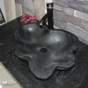 Basalt Shapeless Black Desing Washbasin