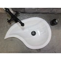 White Marble Drop Model Washbasin