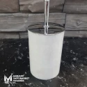 White Marble Toilet Brush Holder