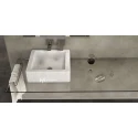 White Marble Cube Sink