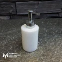 White Marble Liquid Soap Dispenser - Elegant
