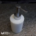 White Marble Liquid Soap Dispenser - Elegant