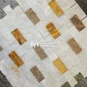 Triple Mix White Marble Split Face Mosaic