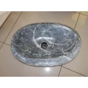 Bursa Black Marble Oval  Washbasin - Outlet 