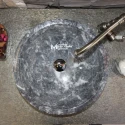 Bursa Black Marble Bowl Sink