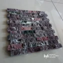 Rossa Levante Marble Split Face Mosaic - 2,5x7,5 cm