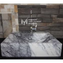 Lilac Marble Sloped Square Sink