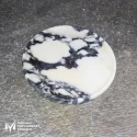 Lilac Marble Round Stand Tray