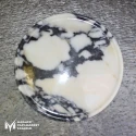 Lilac Marble Round Stand Tray