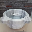 Marmara Marble Melon Sliced Hammam Sink