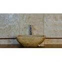 Noche Travertine Bowl Square Sink