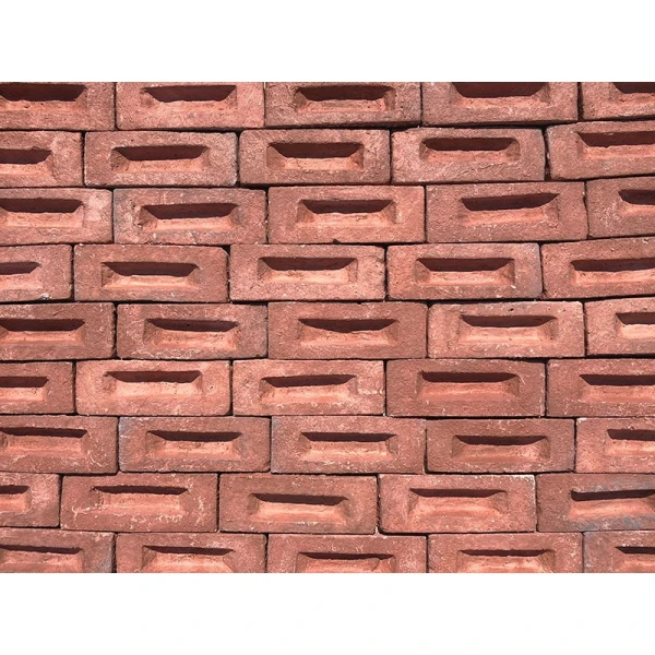 Carved Brick Flame Red