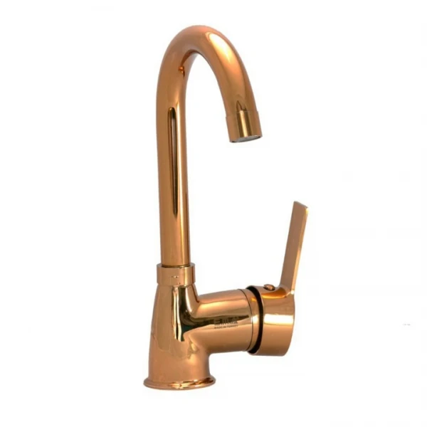 Rose Gold Short Kitchen Faucet