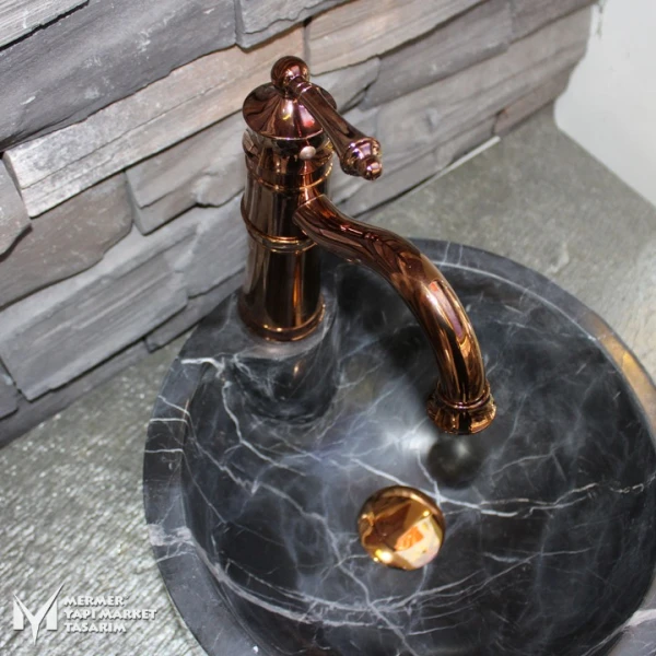 Rose Gold Short Basin Faucet