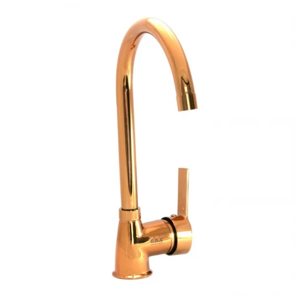 Rose Gold Long Kitchen Faucet