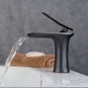 Black Short Waterfall Faucet