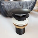 Black Plated Sink Siphon
