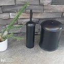 Black Stainless Steel Toilet Brush Holder