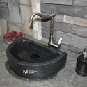 Toros Black D Model Mini Marble Washbasin